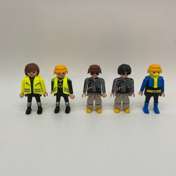 Geobra Playmobil Boys/Men Set of 5 Figurines - Picture 1 of 5